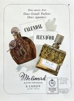 Molinard Lalique Parfum - Alte Werbung / Publicité 1949