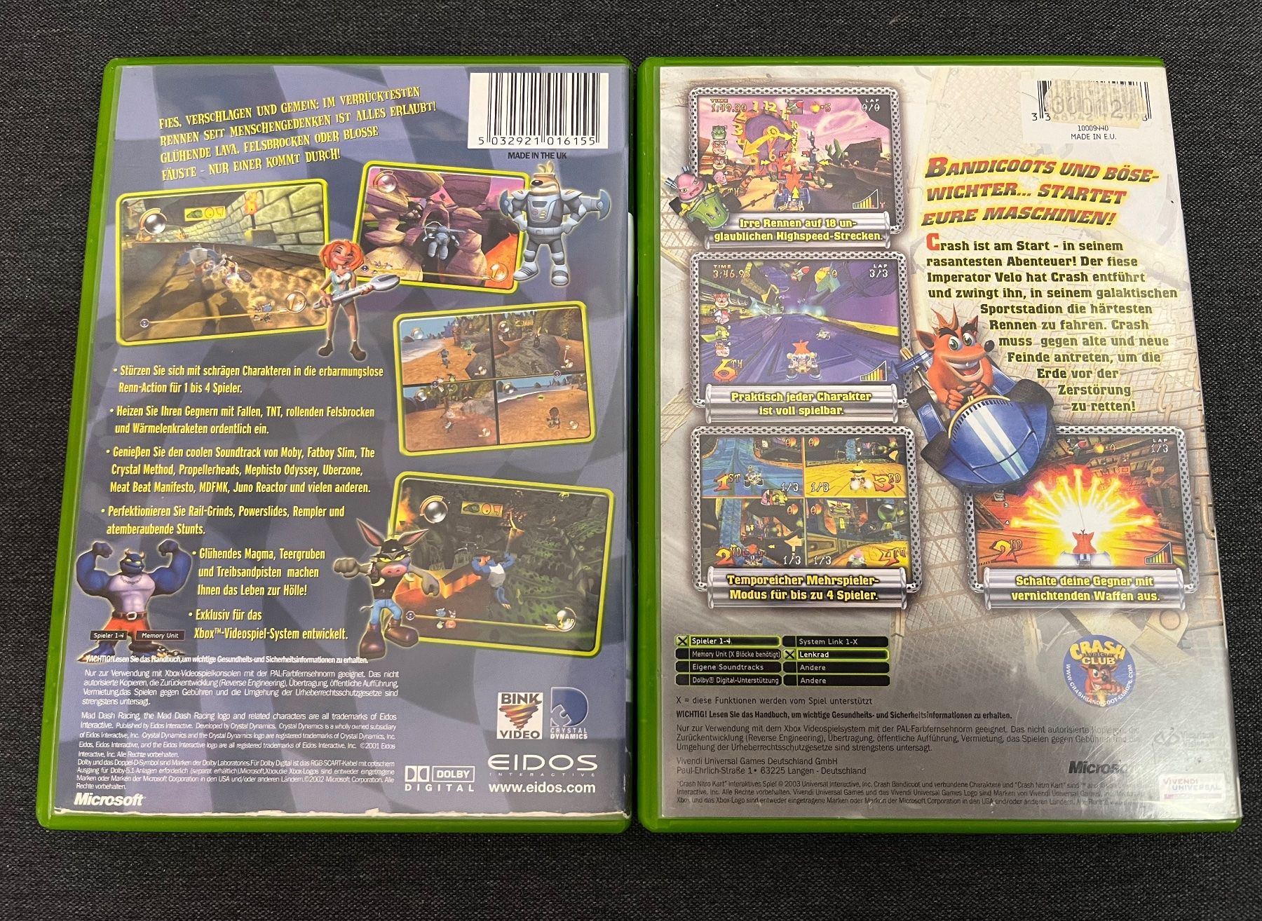 Microsoft Giochi: Xbox Klassiker Bundle: Mad Dash Racing & Crash Nitro Kart – Usato da Thalwil venduto da ranx 2