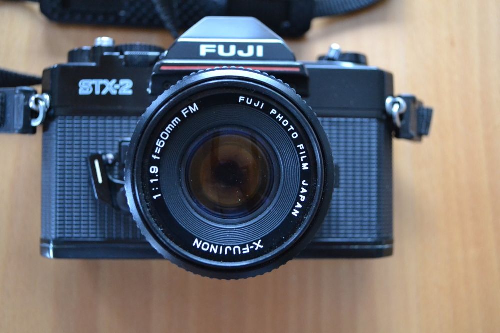 Argentique Ancien appareil photo - Fujica STX-1 Flash et objectifs
