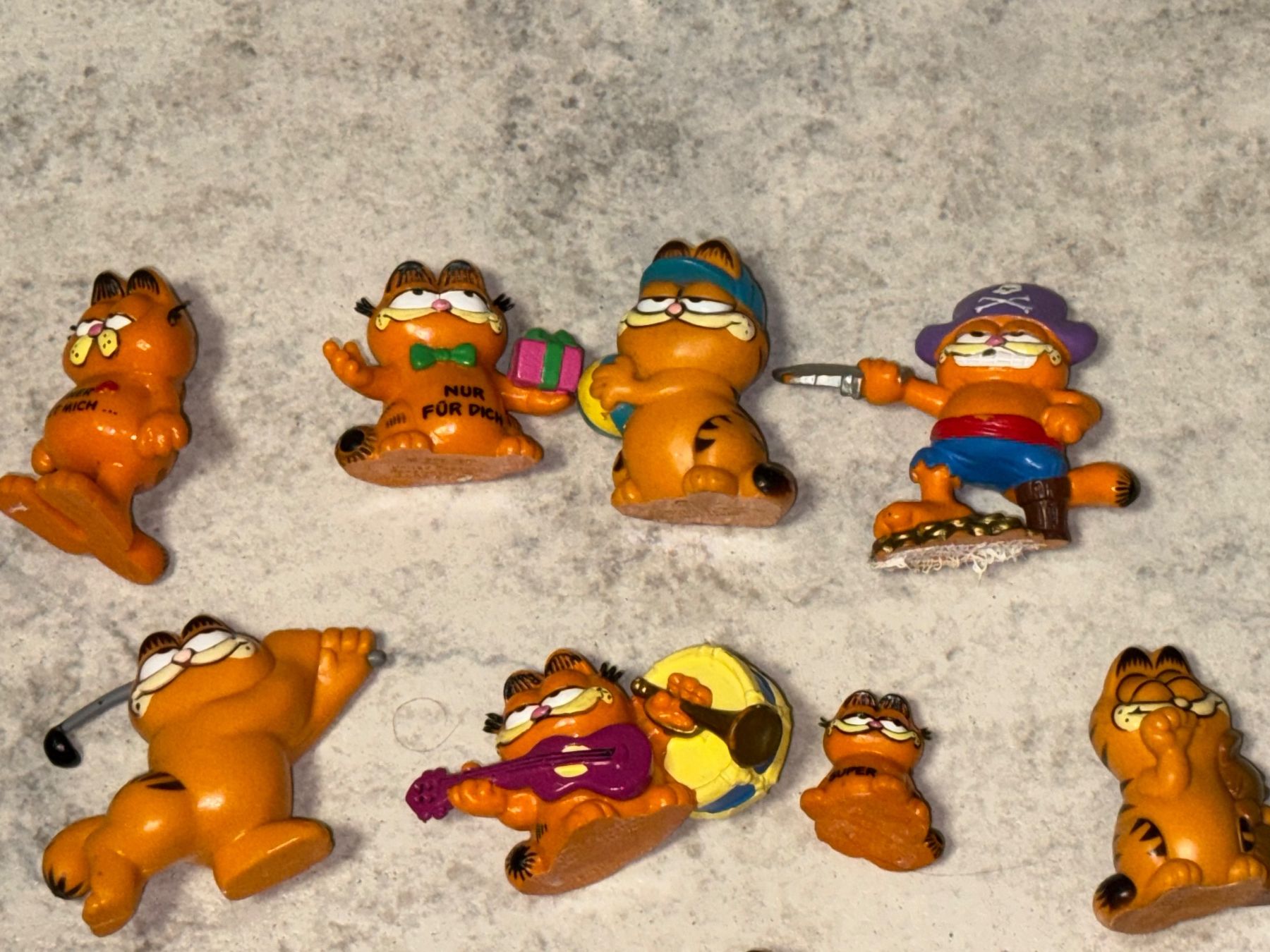 Figuren: 12 Garfield Figuren – Gebraucht aus Kaiseraugst von Drasa 2