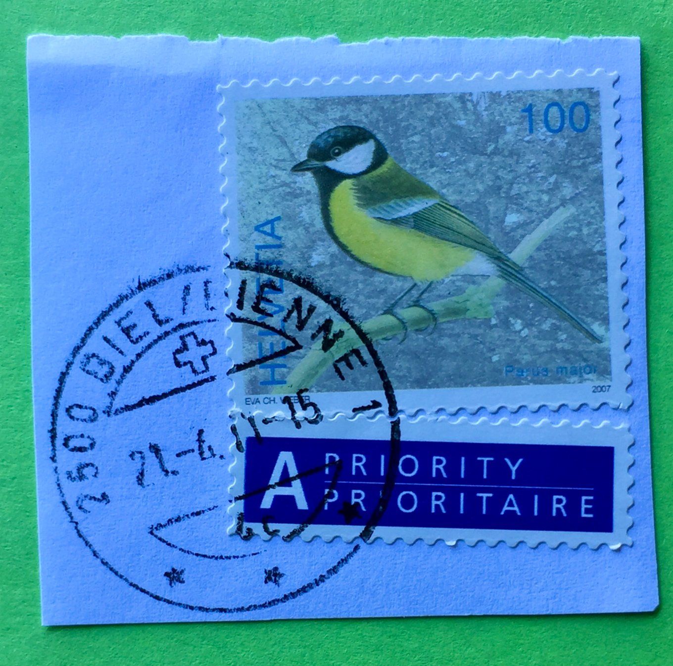Tutti i francobolli: Nr.1237 Dauermarken 2007 mit Stempelt Kohlmeise    – Usato da Aarau venduto da Billa007