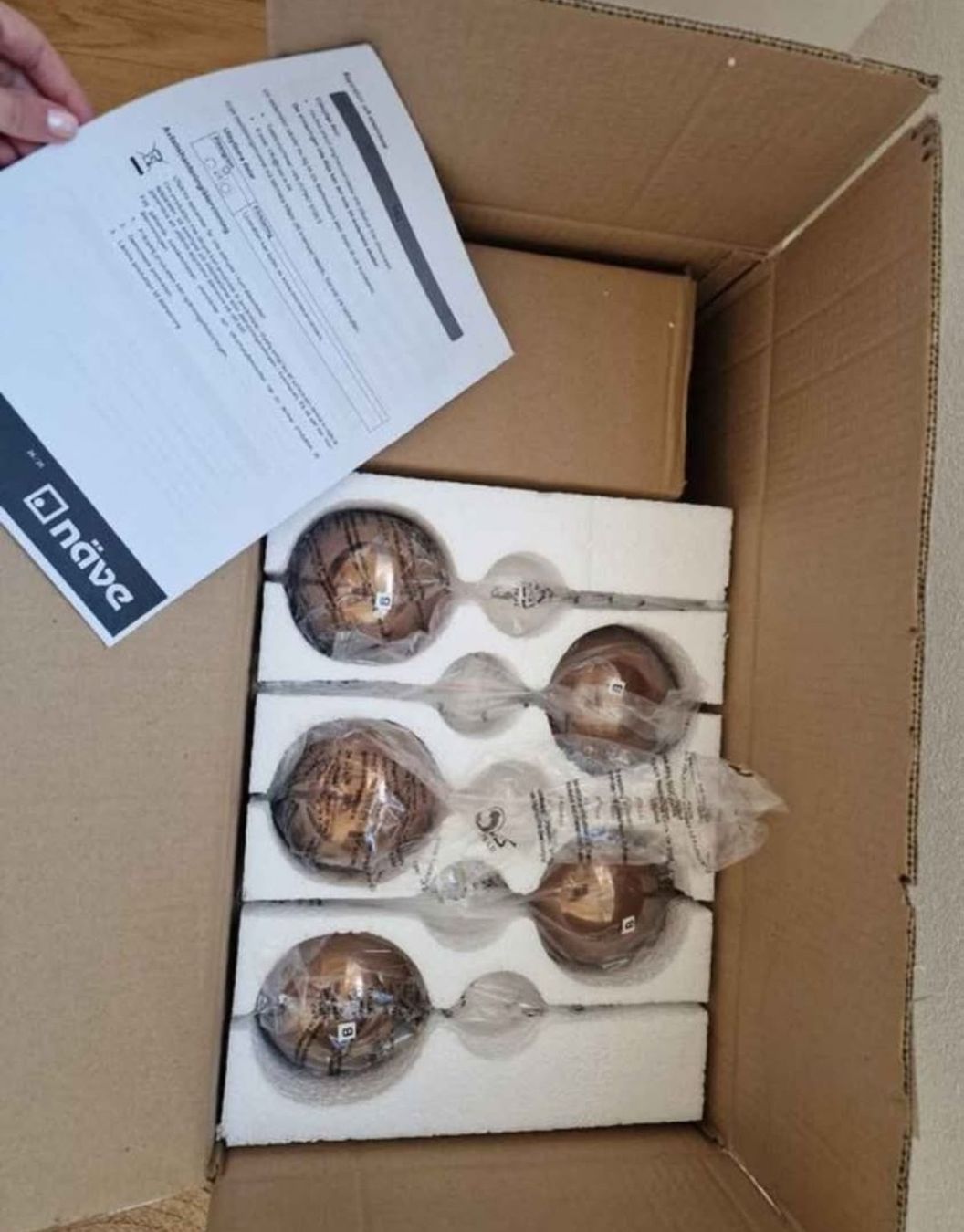 Lampadari & plafoniere: Nave Deckenlampe Explosion Kupfer Kugeln 57cm neu – Nuovo e nell'imballaggio originale da Zürich venduto da Lili.bp 3