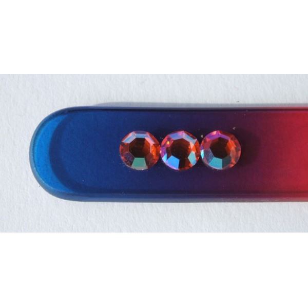 Bicchieri: Glasnagelfeile mit Preciosa Steine – Nuovo e nell'imballaggio originale da Mosnang venduto da Glascom2