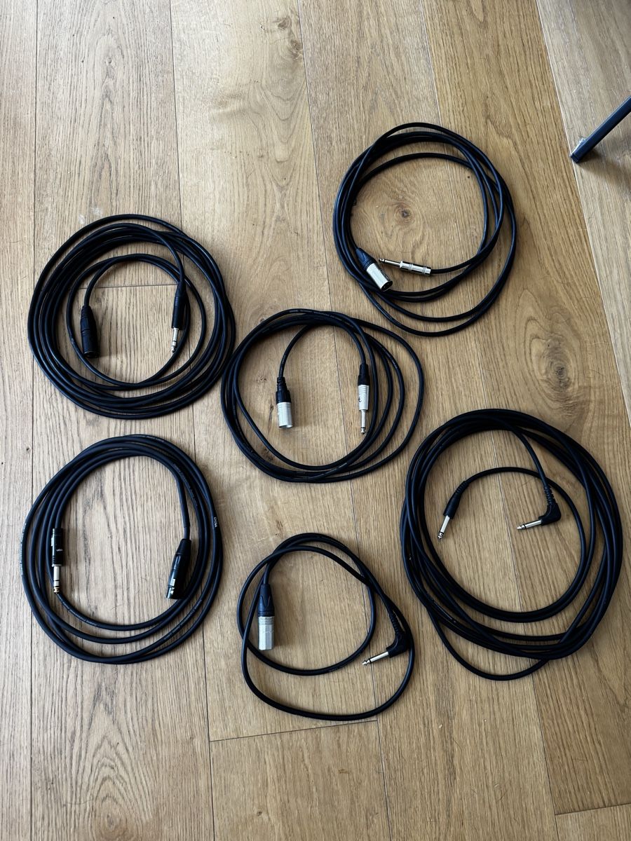 Cavi: Diverse XLR-M - TRS/TS Kabel – Usato da Zürich venduto da 1cut2