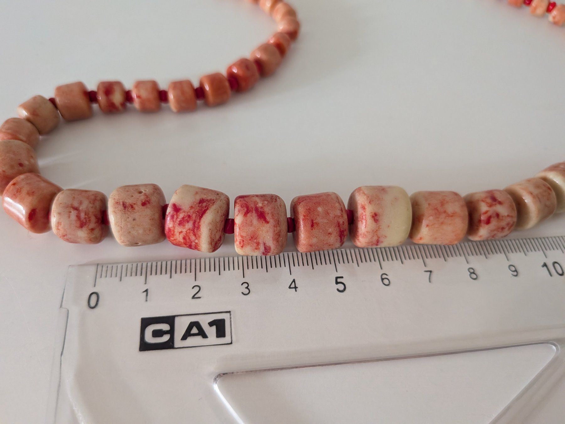 Catenine: Halskette vermutlich Koralle ? – Usato da Emmen venduto da magelan 3