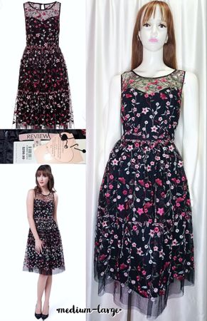 Embroidered Midi Dress [Retail Price $299]