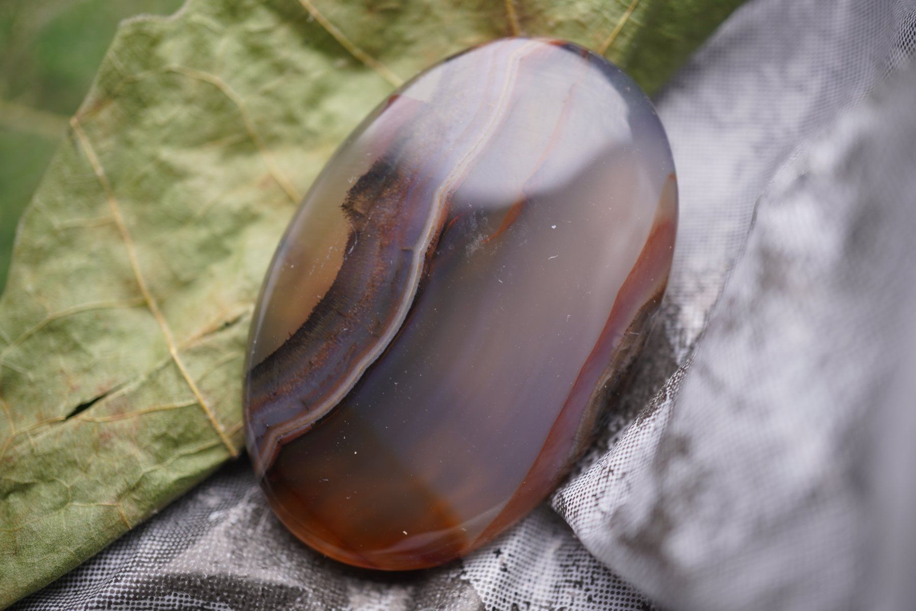 Minerali & Pietre curative: Landschaft    Achat           Cabochon 63ct  ab 1.- – Nuovo e nell'imballaggio originale da Eschenbach SG venduto da topstone 3
