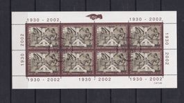 2002 Feuillet N°1067  Oblitérés Cote 60.00 SBK