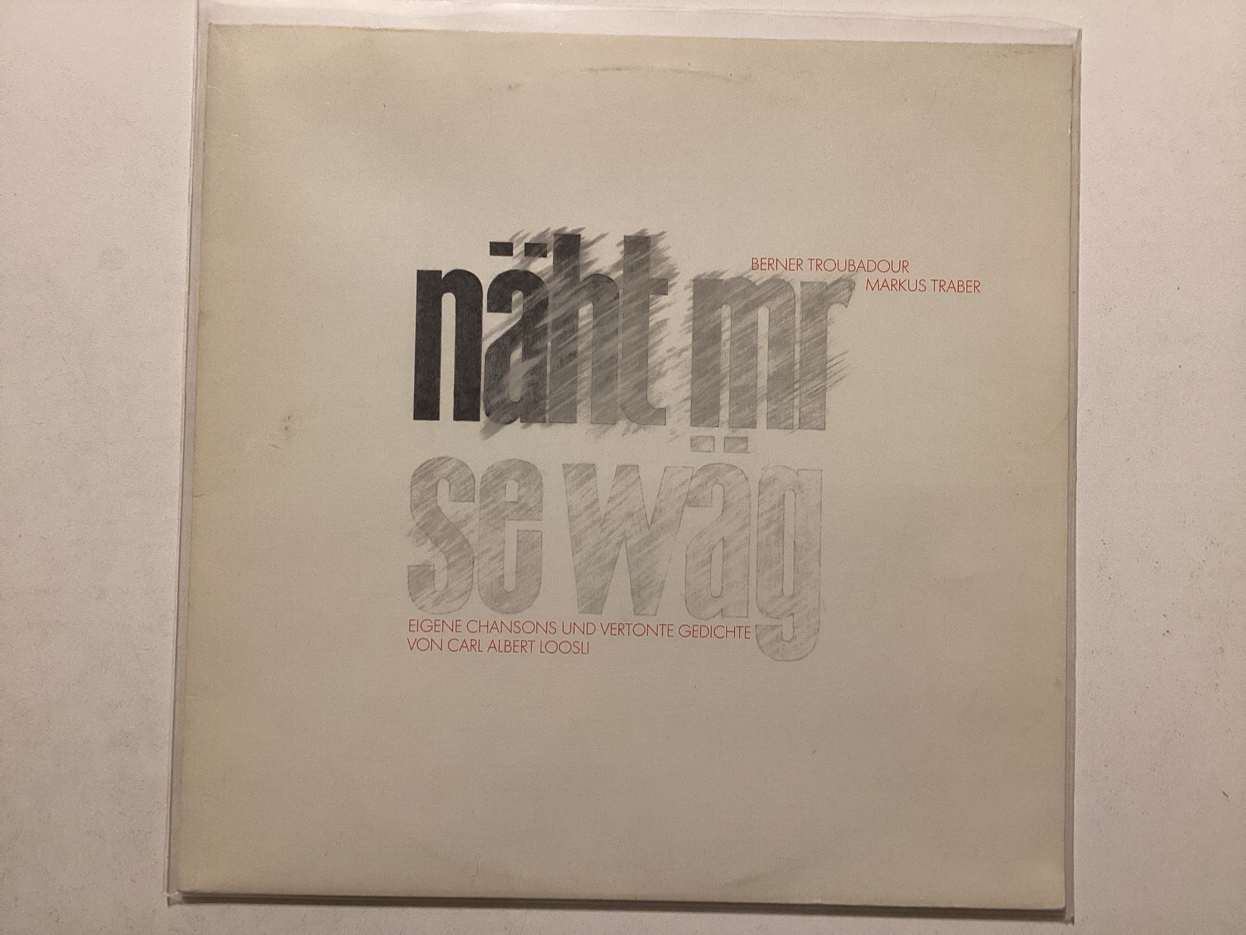 Schallplatten: Markus Traber LP - Nächt Mr Se Wäg – Gebraucht aus Gutenswil von Hamzian