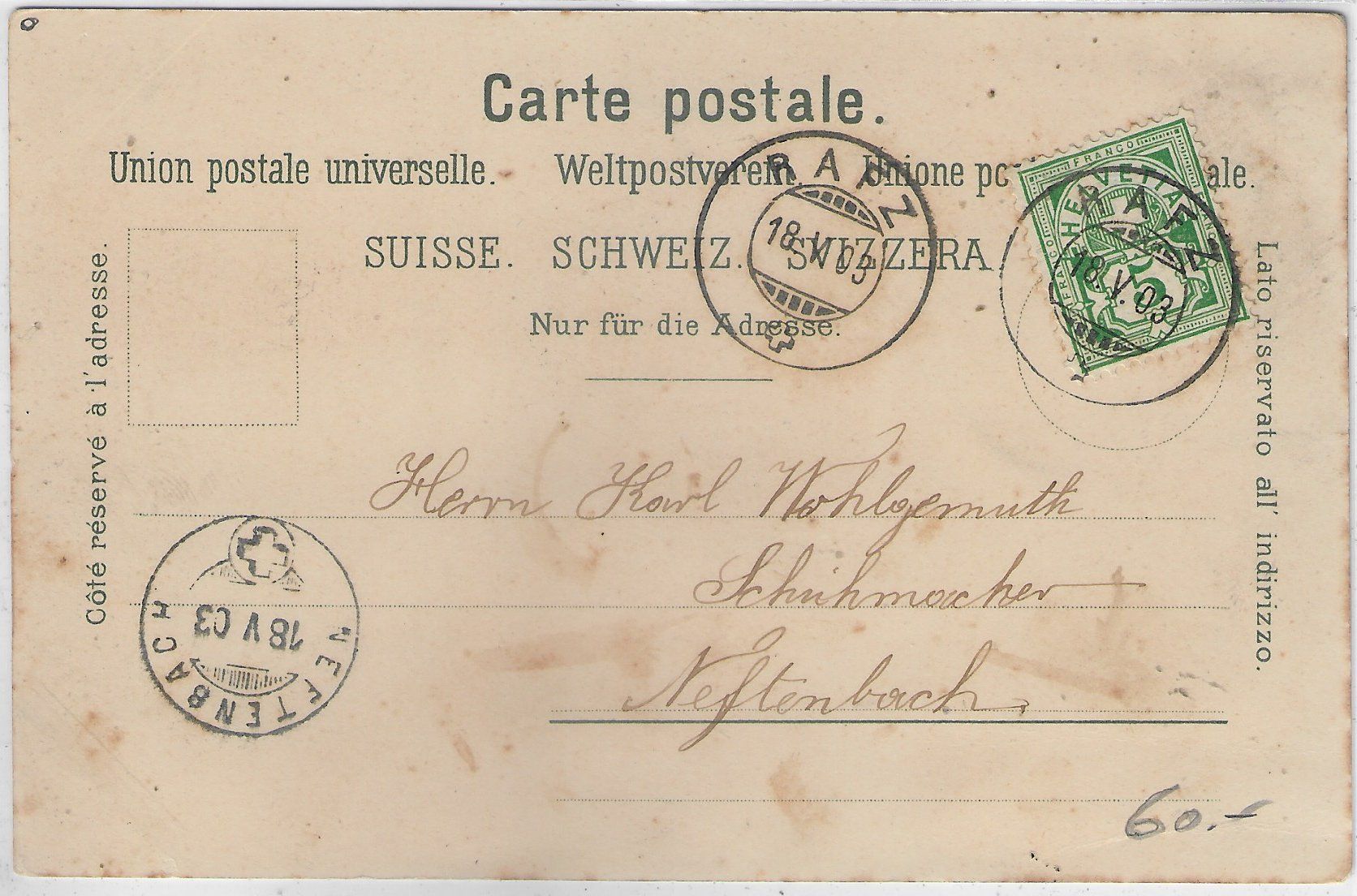 Cartoline postali: Gruss aus Schwellbrunn - Litho – Usato da Ettingen venduto da Kartenplanet 1