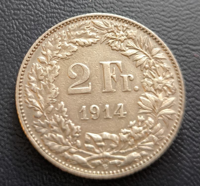 Tutti le monete: 2 Franken 1914 – Usato da Nyon venduto da AlexKey71
