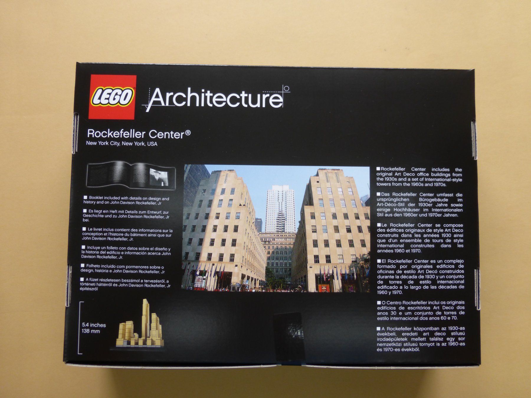 Lego Kit di costruzioni: LEGO Architecture 21007 Rockefeller Center – Nuovo e nell'imballaggio originale da Zürich venduto da Minifig 1