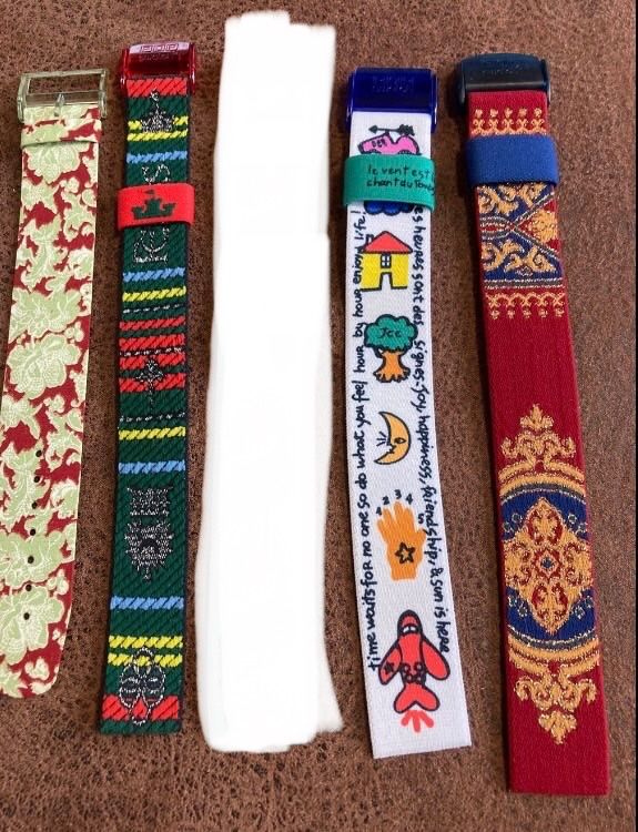 Swatch Bracciali & Braccialetti: Pop Swatch Armband Rot PEV 100 Sarong – Nuovo (secondo la descrizione) da Boll venduto da Jopp1 1