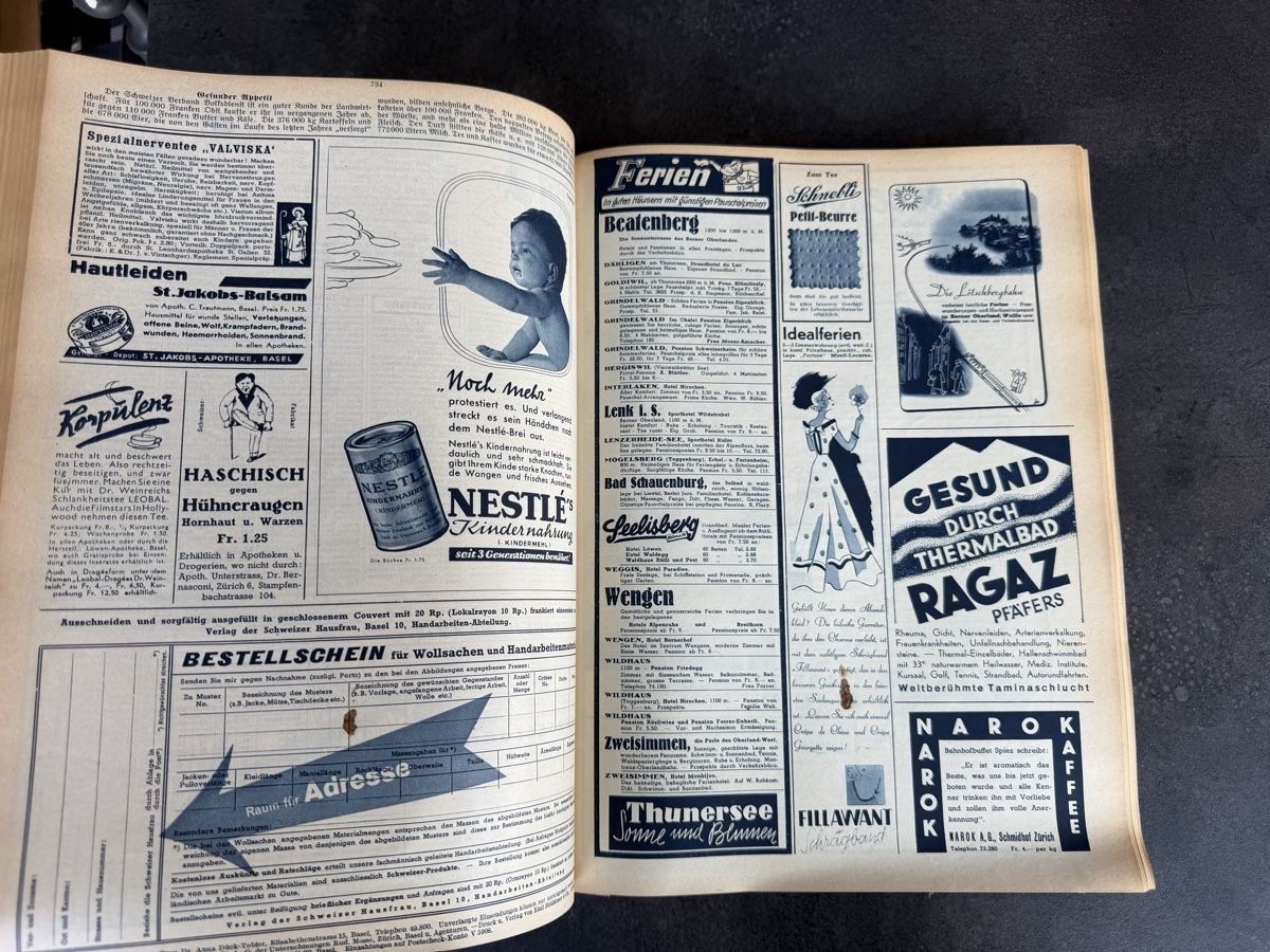 Bücher: Die Schweizer Hausfrau 1936 – Gebraucht aus Riehen von Pcat 9