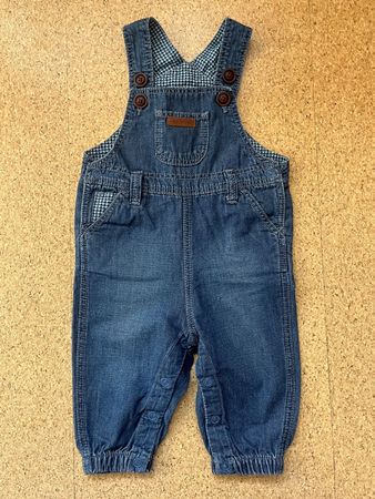Latzhosen für Babies, Jeansstoff, Gr. 62, von H&M