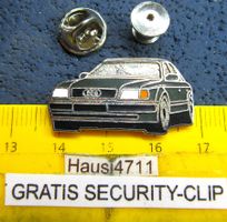 AUDI 100 AUTO PIN ENAMEL GESTEMPELT MIT SECURITY-CLIP