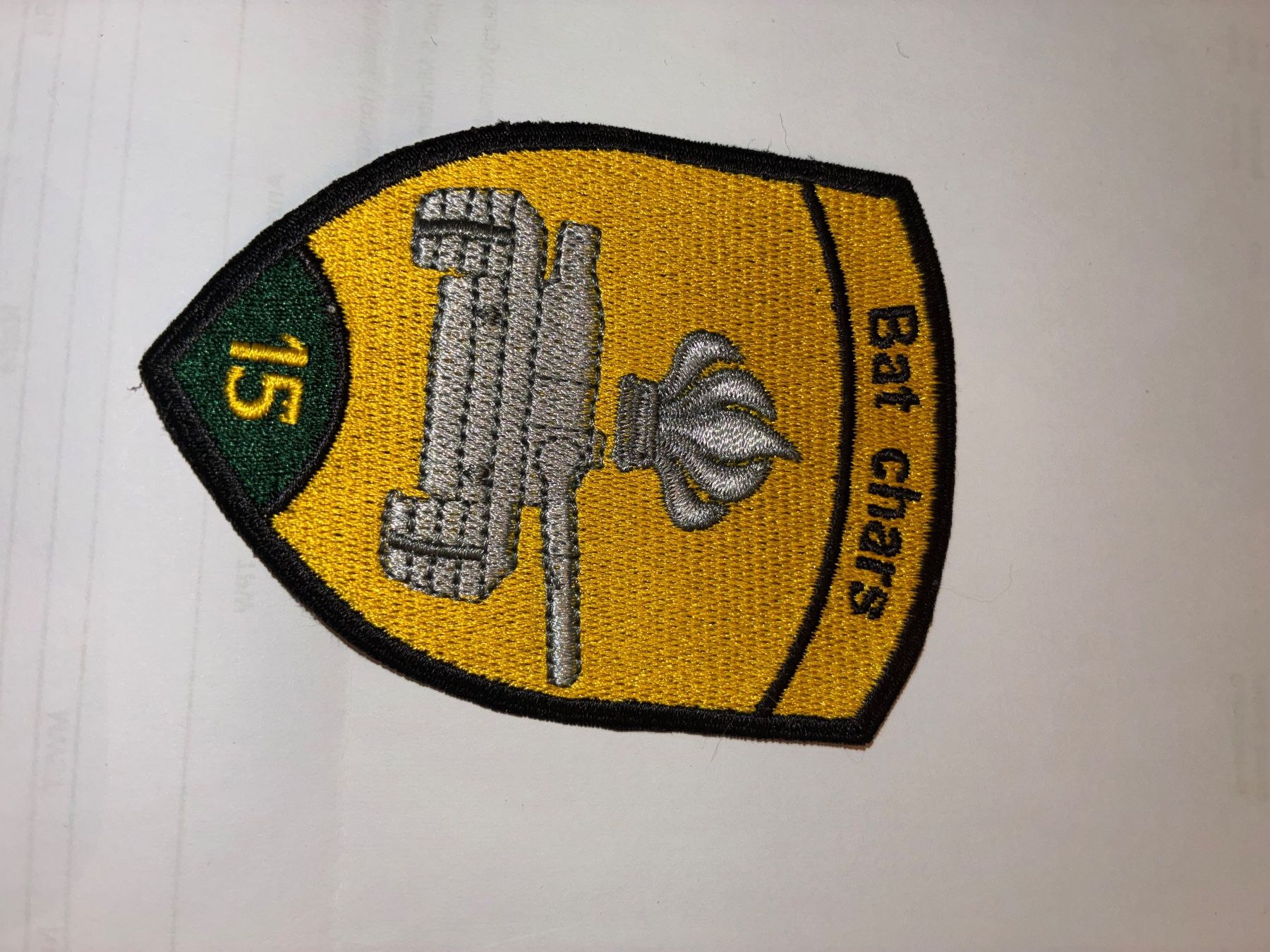 Schweizer Armee Patches: Badge Bat chars 15 cp I – Gebraucht aus Oberiberg von reimet