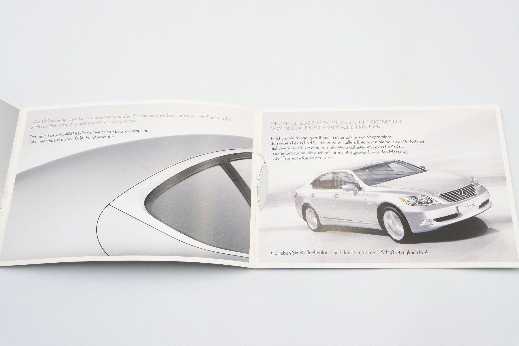 Lexus Documenti: Lexus LS460 2006 Prospekt – Usato da Bühl b.Aarberg venduto da Collectorpassions 3