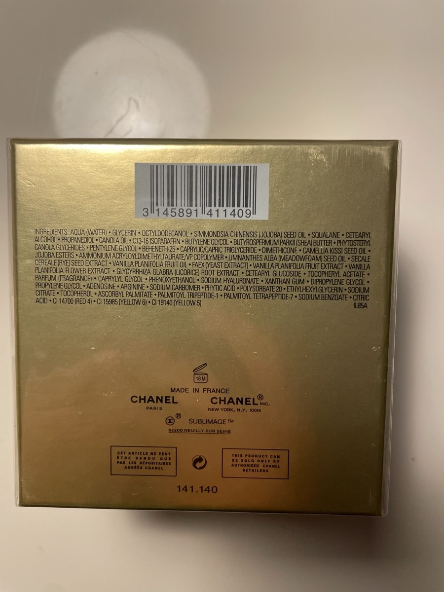 Chanel Cura del viso: Crème Sublimage Chanel neuf  – Nuovo e nell'imballaggio originale da Geneve venduto da orange1957 2