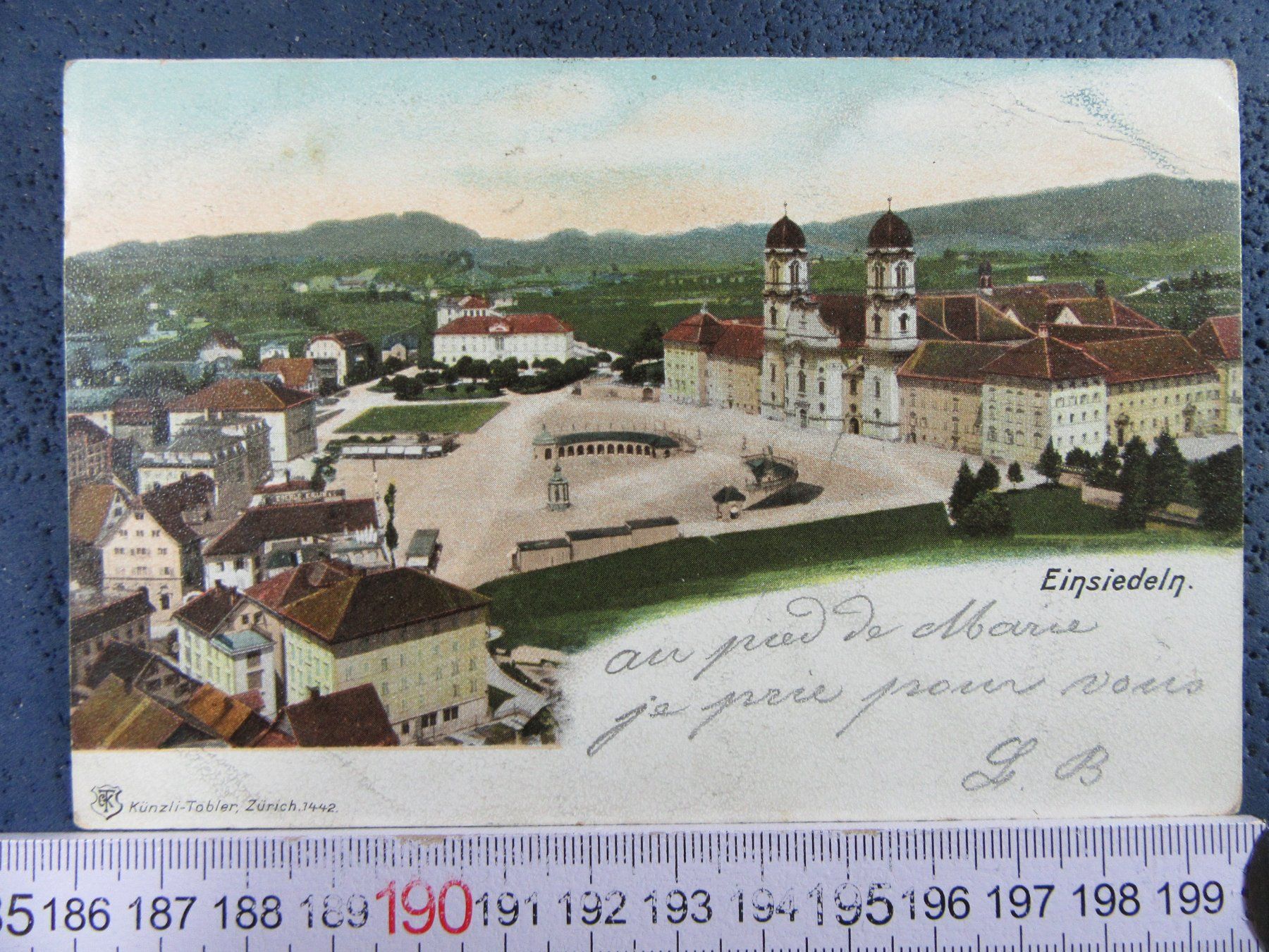 Ansichtskarten: EINSIEDEL 1904 SZ AK – Gebraucht aus Ettingen von Hausi4711