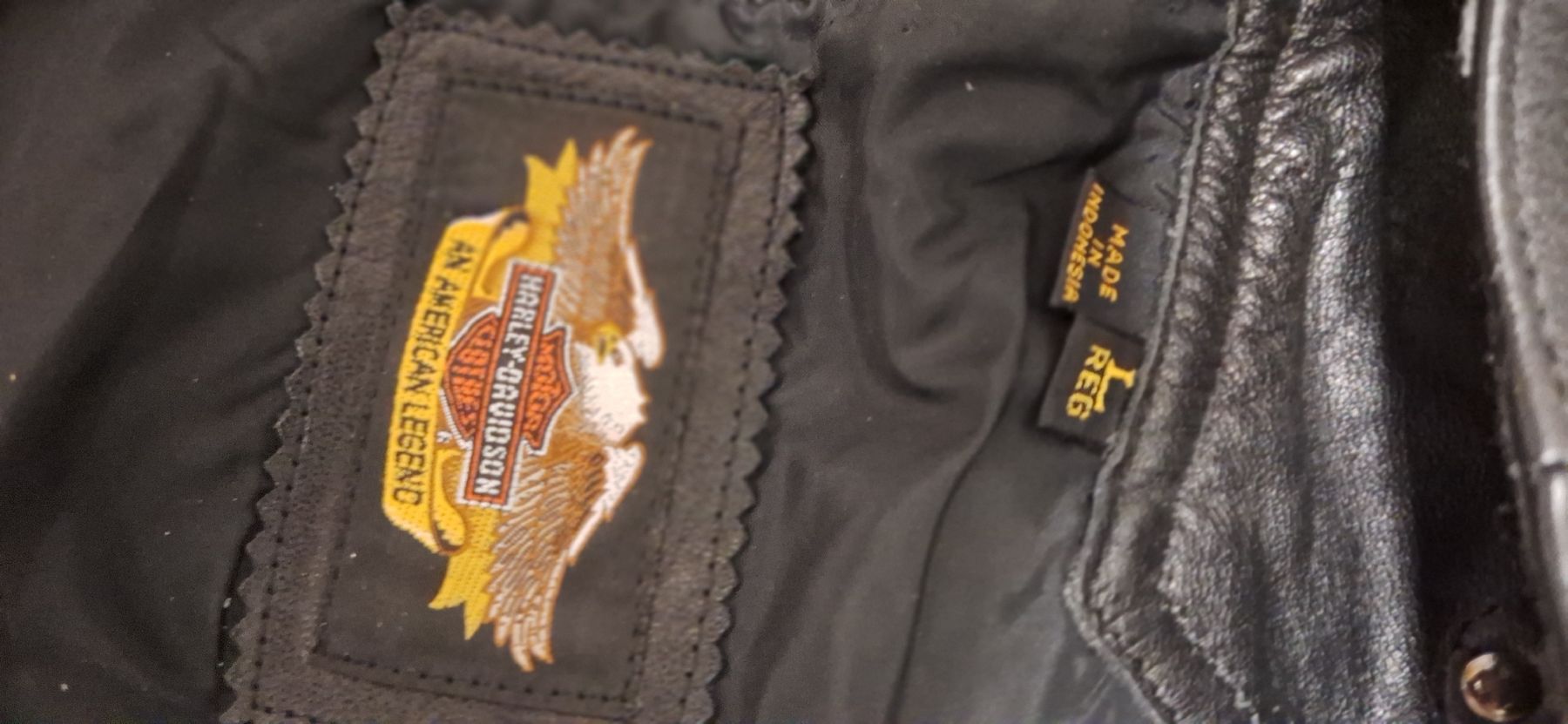 Harley-Davidson Hosen: Harley-Davidson Chaps Leder Schwarz Grösse L Gut – Gebraucht aus Brugg AG von bacbac5757 6