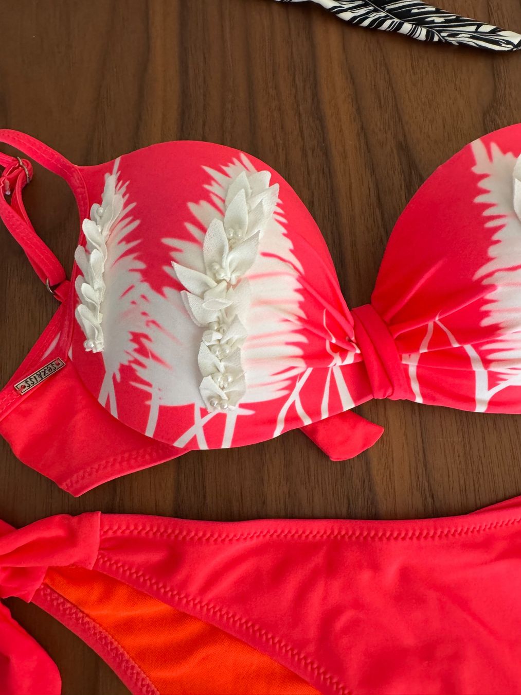 Costumi da bagno & Bikini: Pinker Sommer Bikini mit Palmen Print, Grösse 36/S – Nuovo e nell'imballaggio originale da Locarno venduto da Galbanino 2