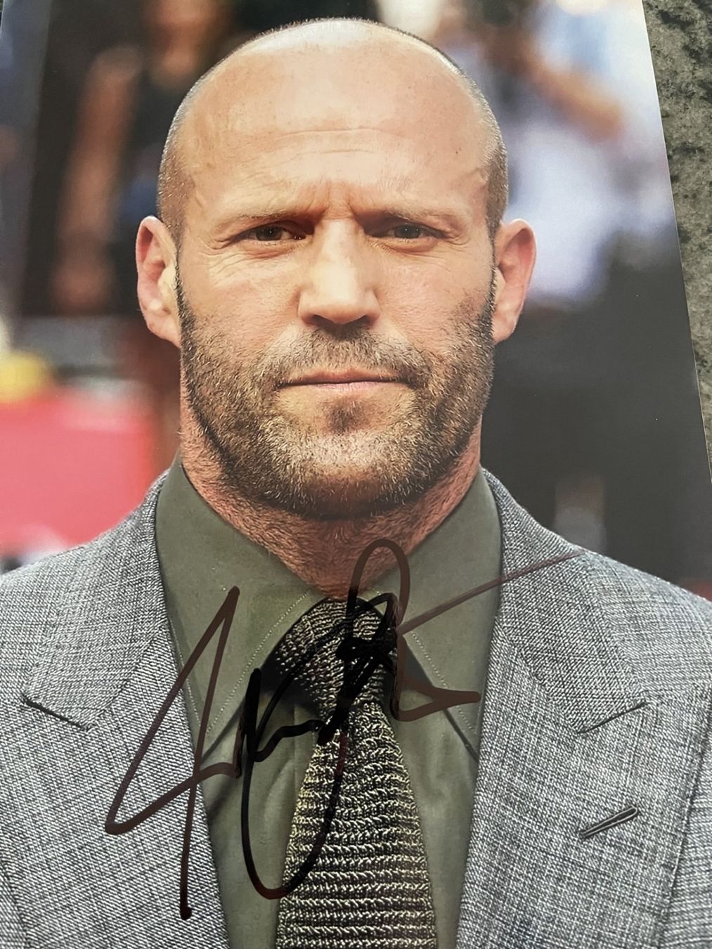 Autografi: Jason STATHAM / TOP AUTOGRAMM – Usato da Egg b. Zürich venduto da Dbunny