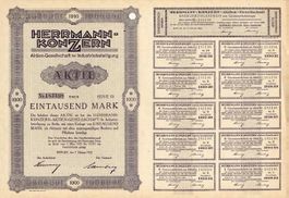 Herrmann-Konzern AG für Industriebeteiligungen, Berlin 1923