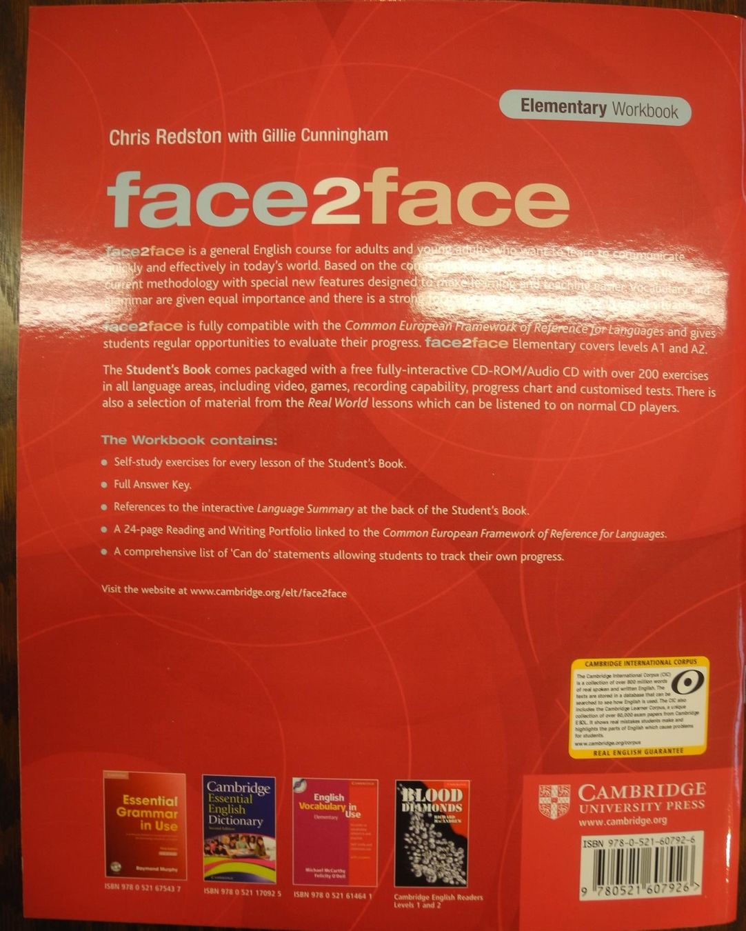 Libri: face2face Elemenatry Workbook CEF A1 - A2 – Nuovo (secondo la descrizione) da Kottwil venduto da Crazyrolf 1