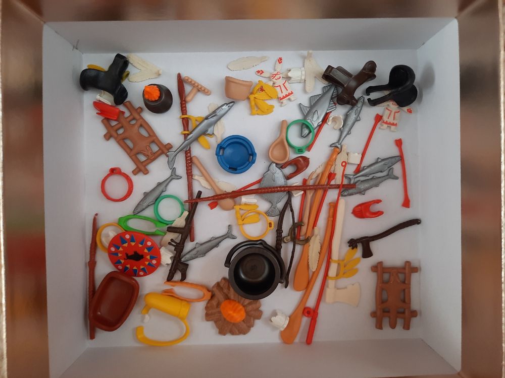 Tapis De Décor Playmobil Pour Campement Indien - Ancien Modèle (E186), Occasion