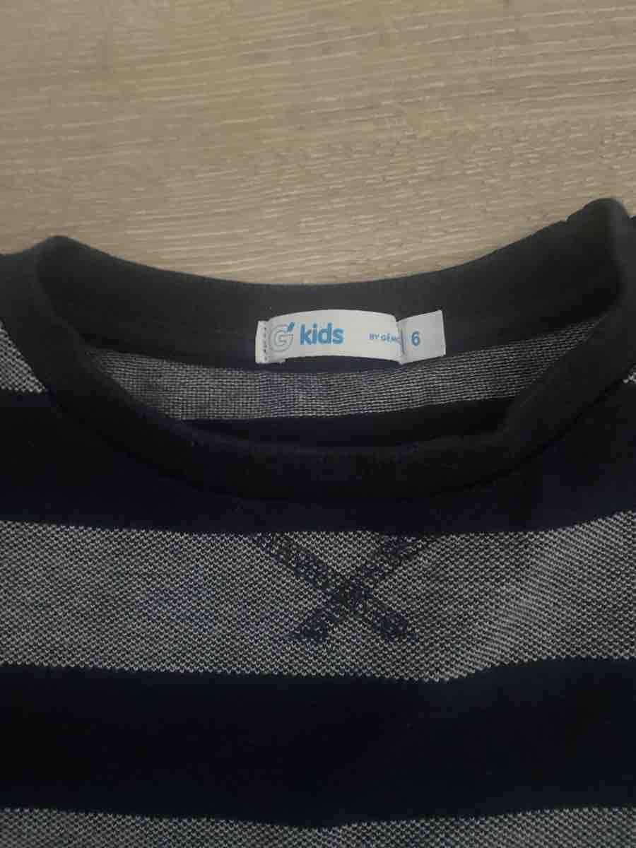 Maglioni & Felpe: Pull rayé noir et gris taille 6 ans – Nuovo (secondo la descrizione) da Chamoson venduto da Pince26 2