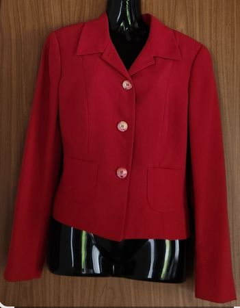 Blazer rouge chic Irene Van Ryb taille 38/40