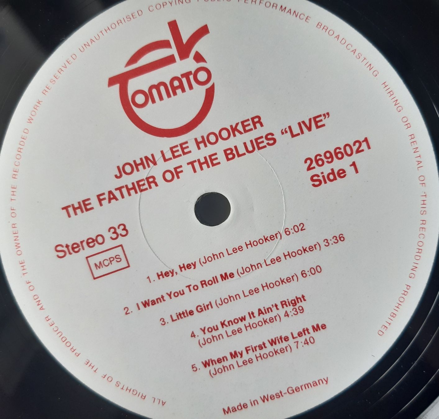 Dischi in vinile: JOHN LEE HOOKER: The Fatherof The Blues "Live" – Usato da Frick venduto da kyb_yq8h 3