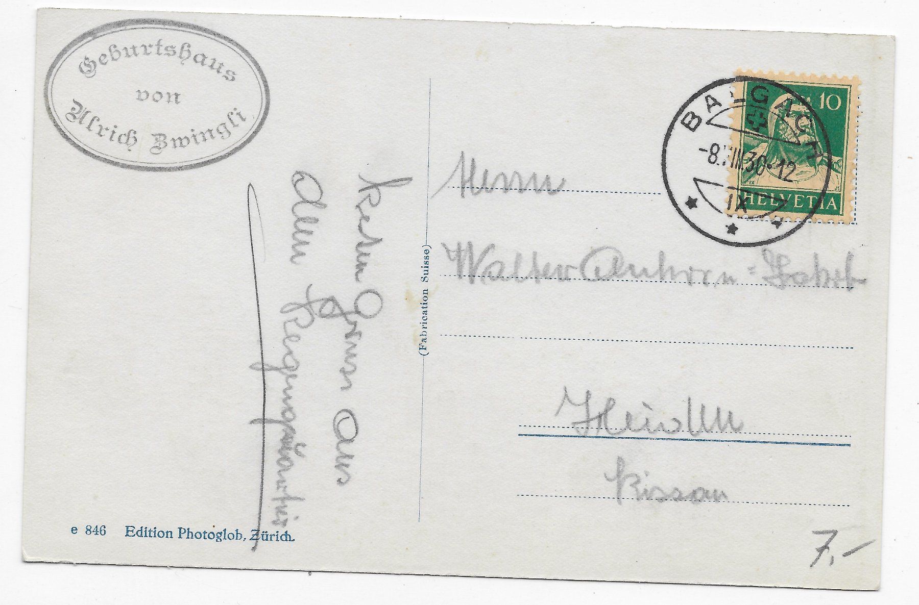 Cartoline postali: Wildhaus mit Schafberg – Usato da Hefenhofen venduto da Richsalz 1