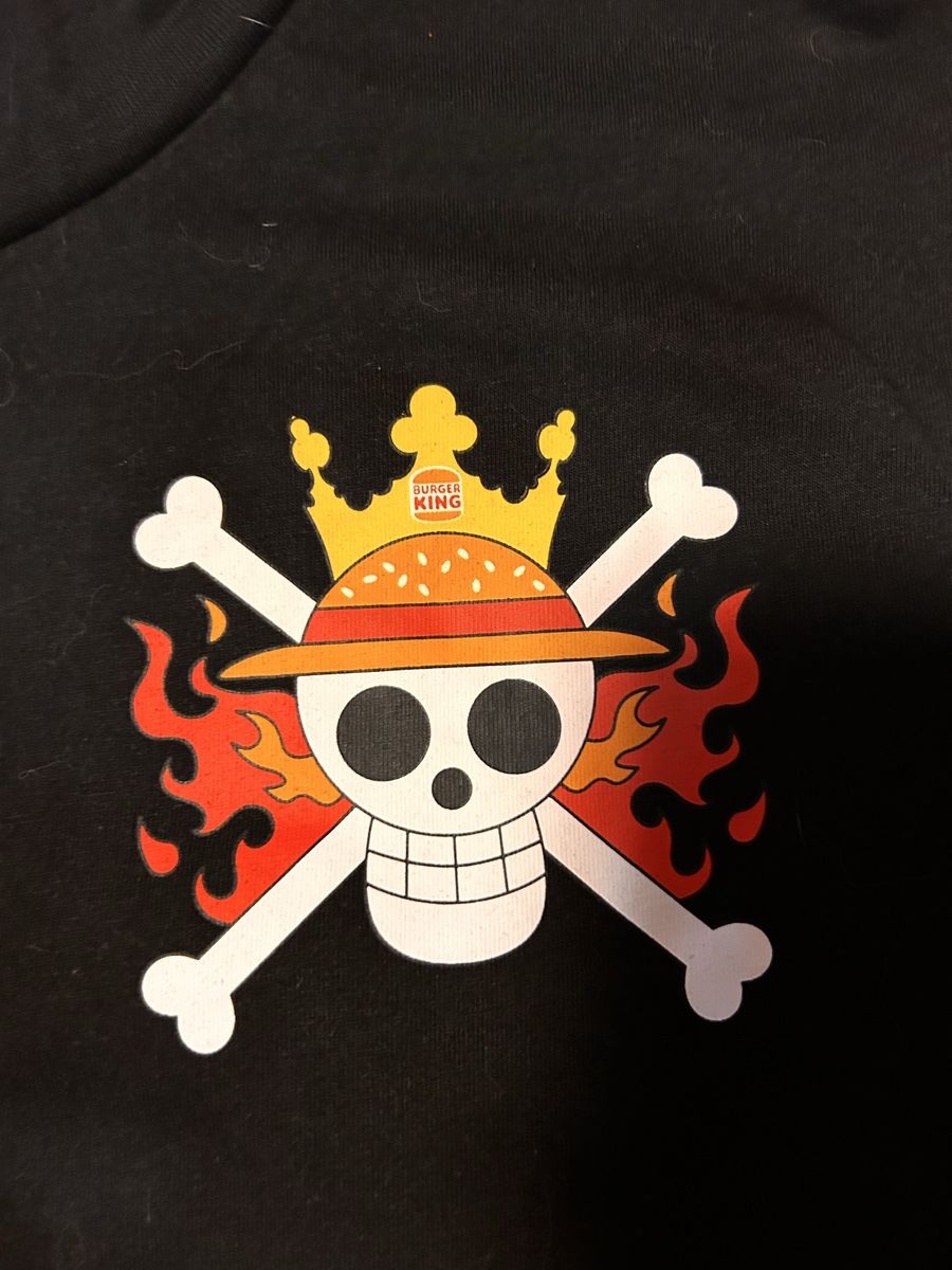 T-shirt: One Piece Burger King Shirt M – Nuovo (secondo la descrizione) da Winterthur venduto da MetalCicada 1
