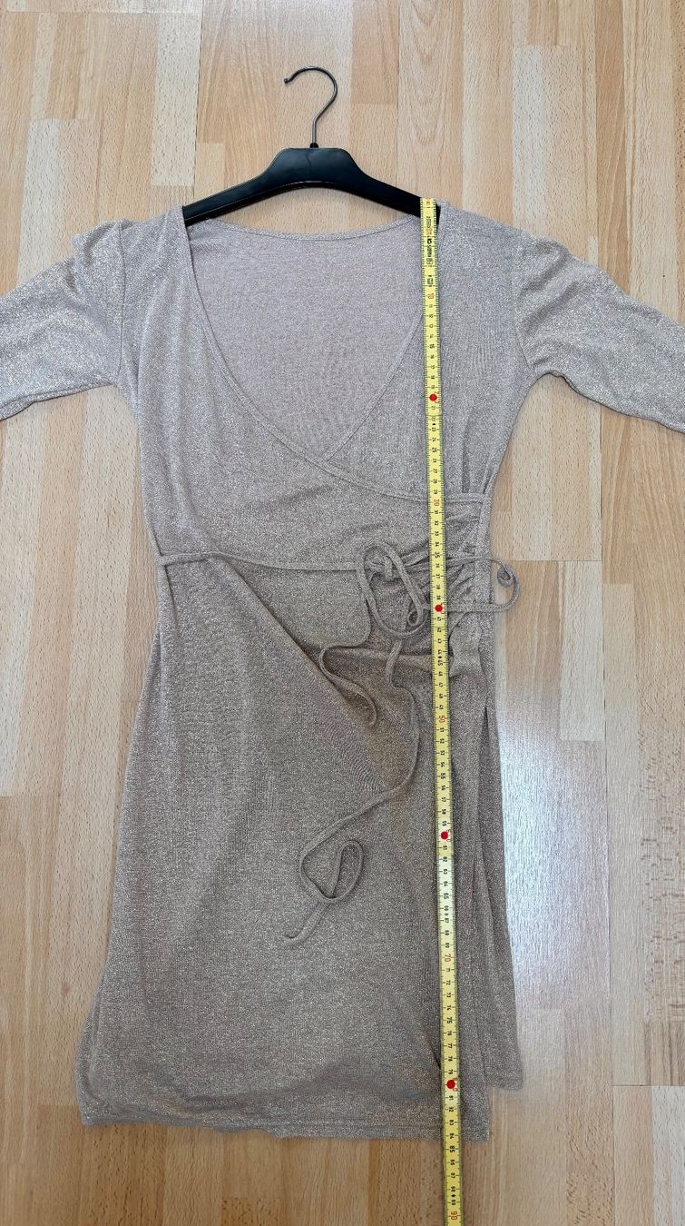 Vestiti: Schickes Kleid - goldfarben - Grösse S/M – Usato da Zofingen venduto da Justizia_01 4