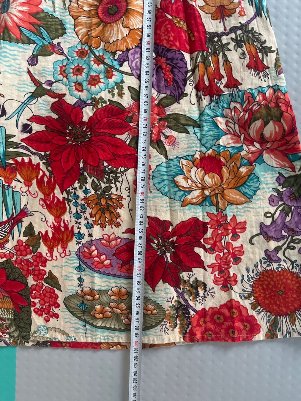 Vestiti: Kleid mit Blumenmuster, Baumwolle, M – Usato da Solothurn venduto da Bobesch08 8