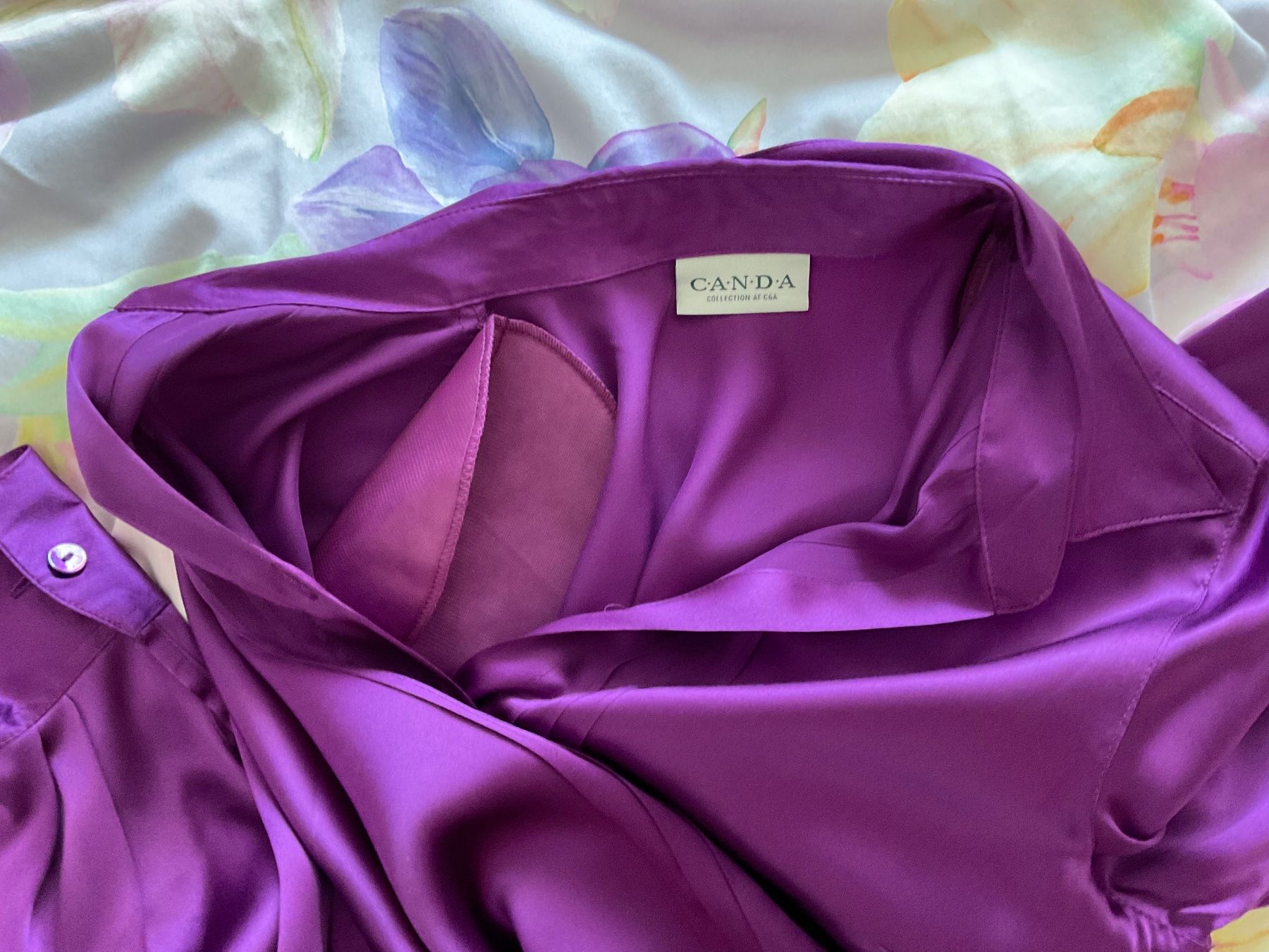 C&A Camicette: CANDA Collection by C&A 100% Seiden Bluse Gr 36 NEU – Nuovo e nell'imballaggio originale da Urdorf venduto da alda02 7