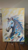 Acrylgemälde "Pferd" - Abstrakt und Ausdrucksstark! 60×90