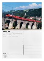 Thusis Viamala Hinterrheinbrücke Bahn RhB Ge 6/6 II 706
