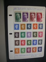 1945 FRANCE, Mi703-706, 709-728, Postfrisch/falz*, SATZ COMP