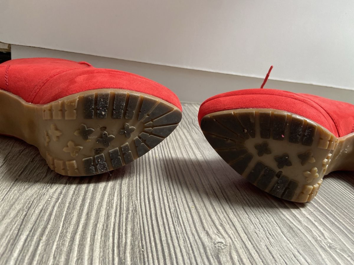 Damenschuhe: Stiefeletten rot Bullboxer Grösse 38 – Gebraucht aus Sirnach von SpeedyGT 3