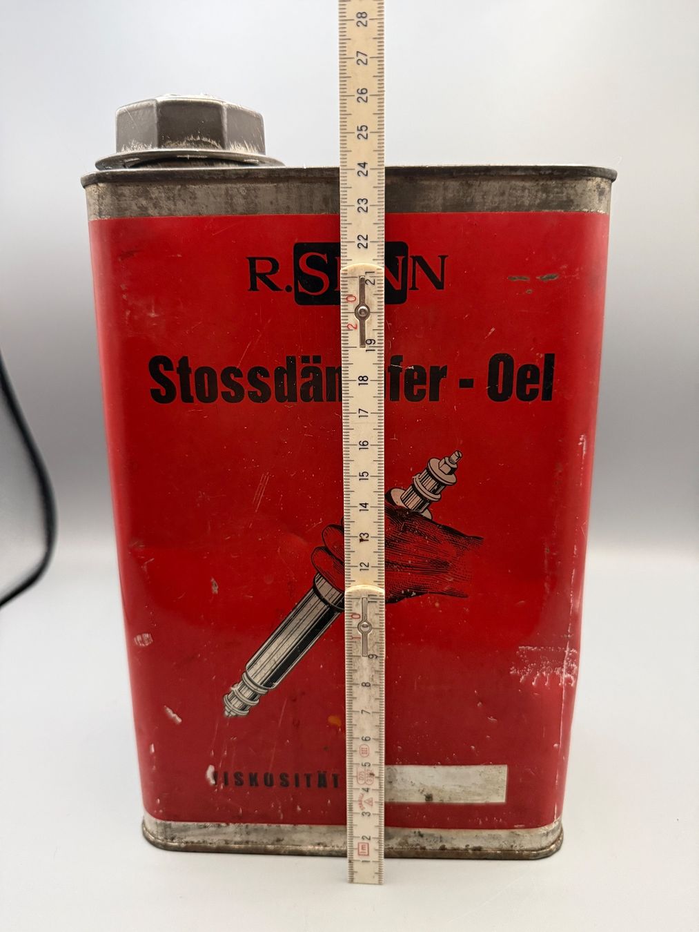 Sonstiges Fahrzeugzubehör: Alte Öldose R.Senn Bern – Gebraucht aus Ueberstorf von Brocandi 8