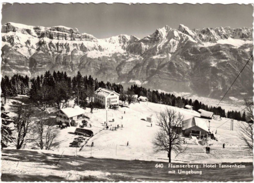 Cartoline postali: Flumserberg - Skilift Tannenheim--Prodalp – Usato da Binningen venduto da Mountainrider