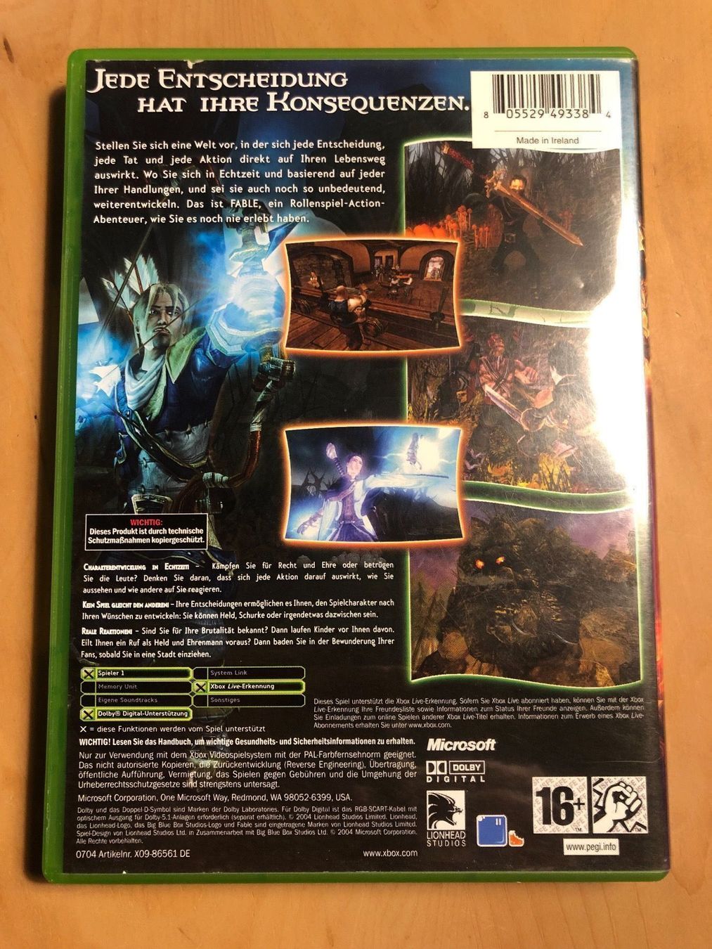 Microsoft Giochi: Fable für Xbox – Usato da Kestenholz venduto da Mad18 1