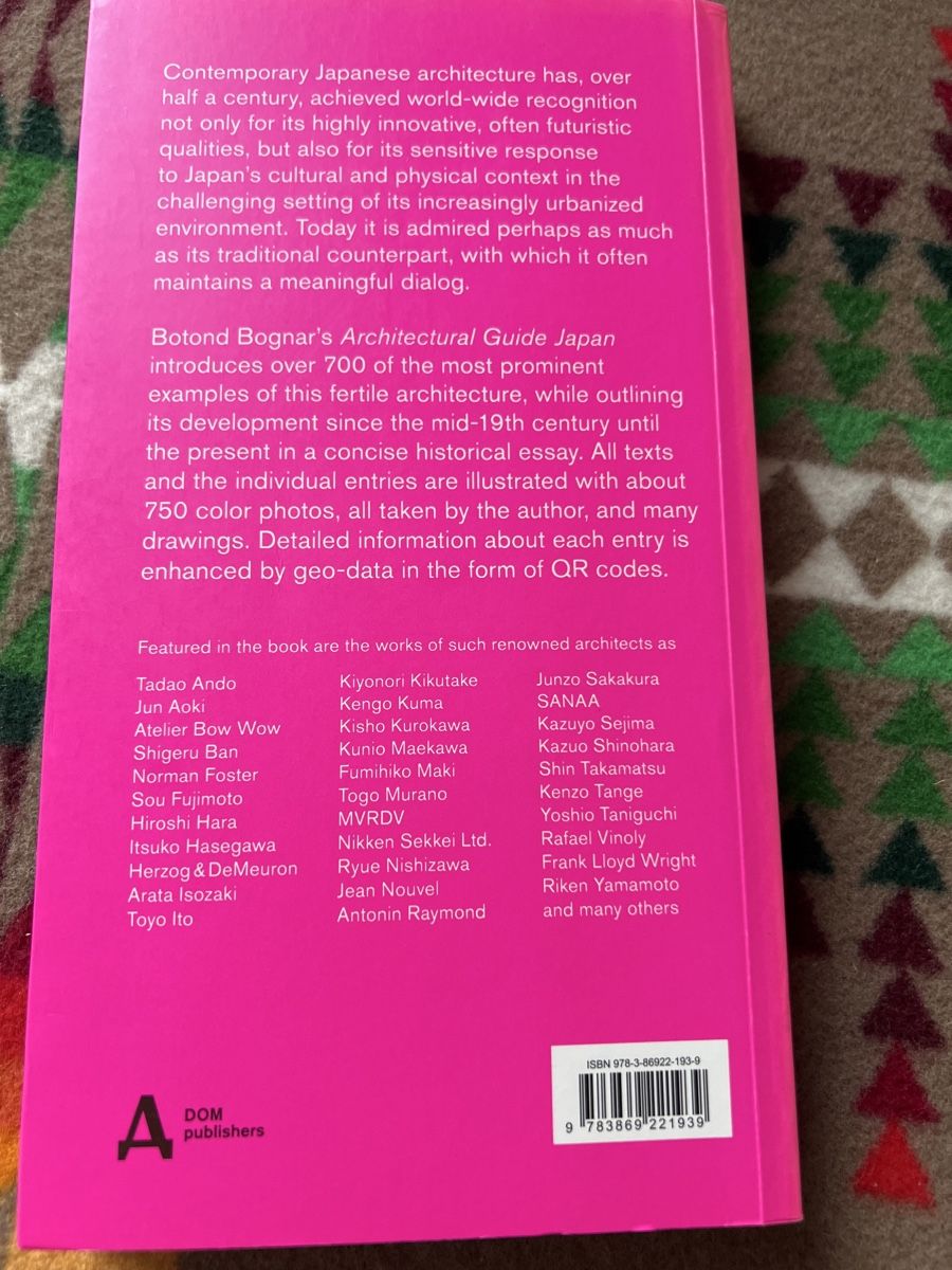 Libri: Buch Architectural Guide Japan – Nuovo (secondo la descrizione) da Beinwil am See venduto da isole 3