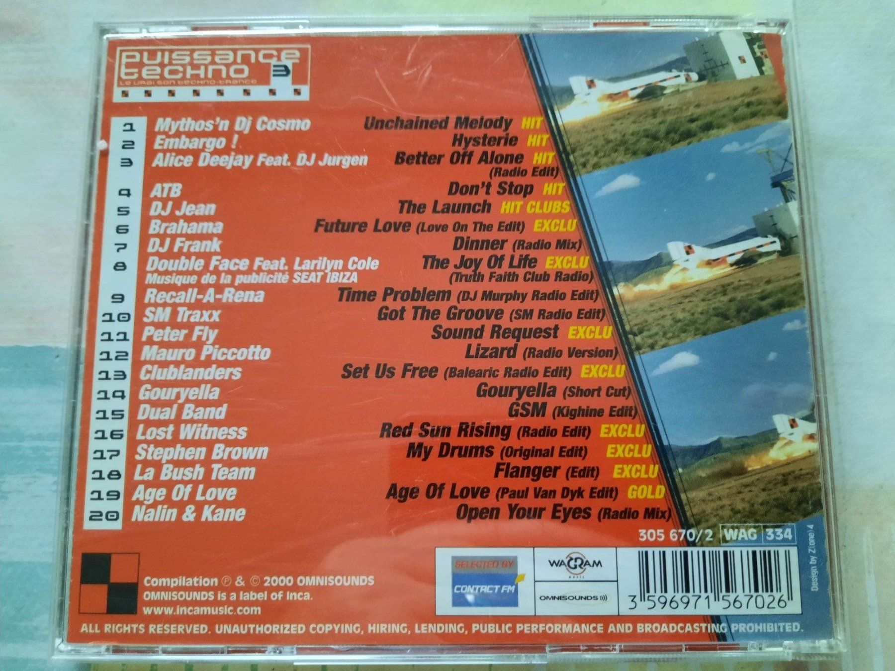 CDs: Cd Puissance Techno 3 – Gebraucht aus Pully von bro_n52j 1