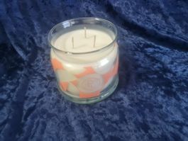 PartyLite - 3-Docht-Glas Peppermint Snowflake