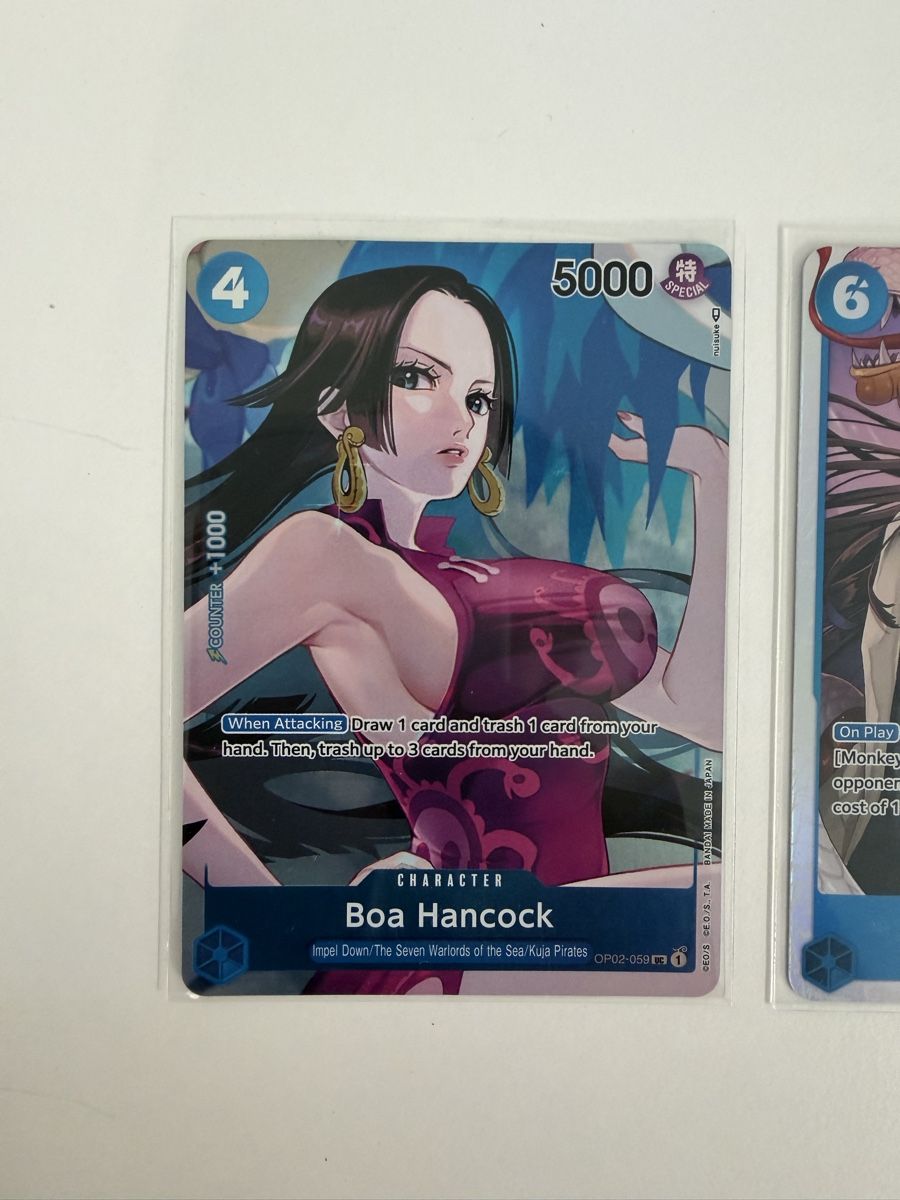 Bandai Carte collezionabili: One Piece TCG Boa Hancock 2 Karten Set – Nuovo (secondo la descrizione) da Hellbühl venduto da Remunchi 1