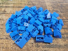 lego 3660 lot de 50 pièces Blue Slope, Inverted 45 2 x 2